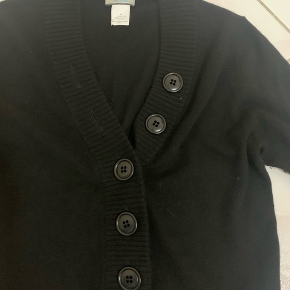 J.Crew Black Cashmere Sweater - Picture 3 of 5